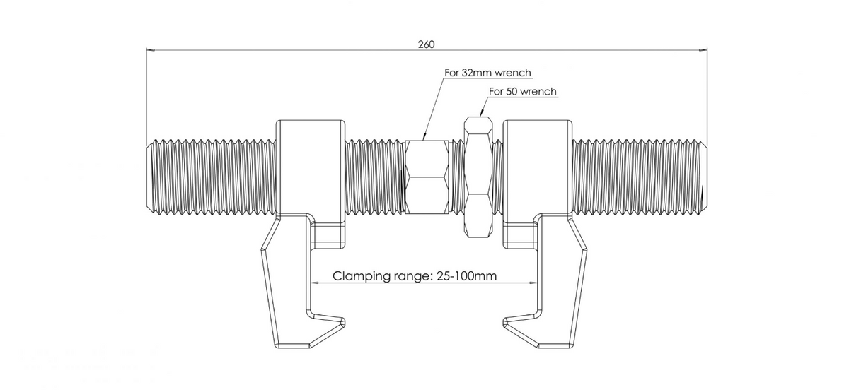 Bridge Fitting – robust sammenkobling af containere 380mm