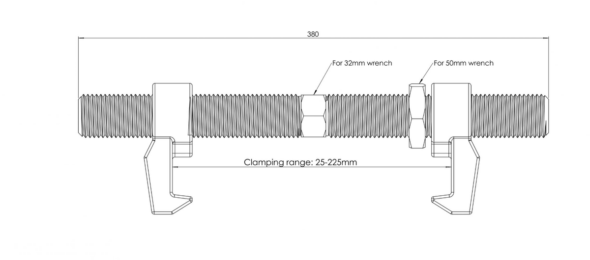 Bridge Fitting – robust sammenkobling af containere 260mm