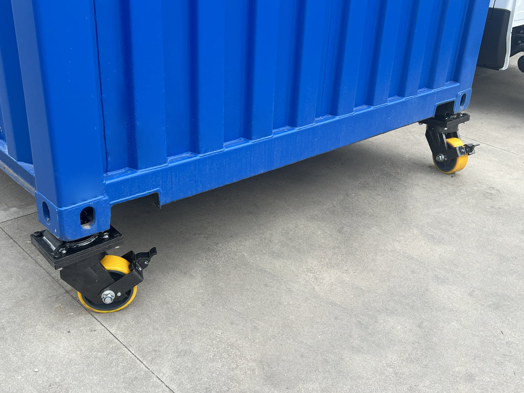 Container drejbart hjul med bremse til 3.000 kg